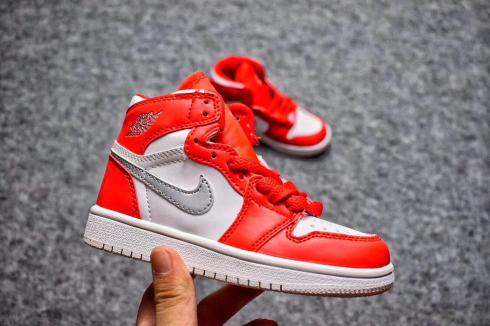 Nike Air Jordan I 1 Retro Kid Shoes Red 