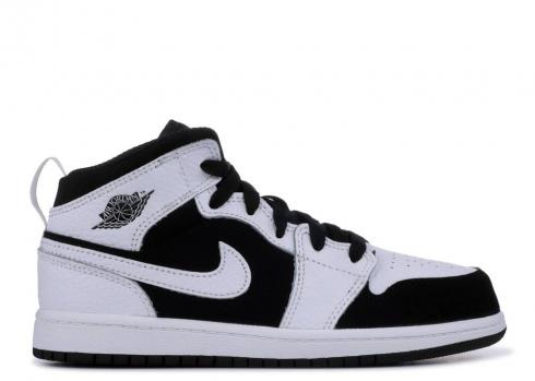 Air Jordan 1 Mid Ps White Black 640734-113