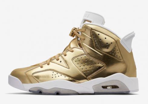 jordan retro 6 gold