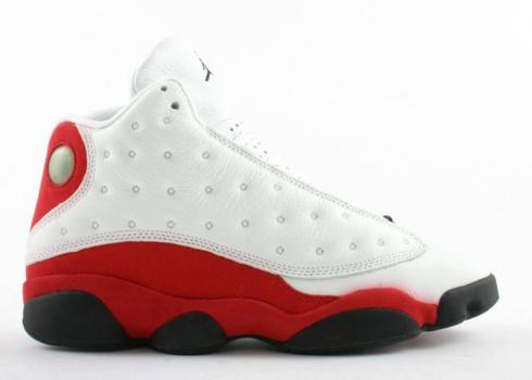 Air Jordan 13 Og 1998 Cherry Grey Pearl Black White True Red 136002-101