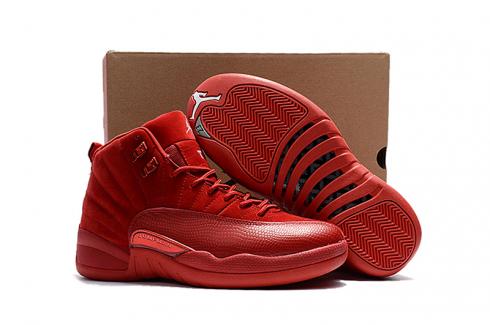 all red jordan shoes