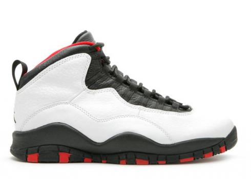 Air Jordan 10 Og Chicago True White Black Red 130209-108