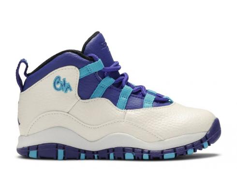 Air Jordan 10 Retro Bt Blue White Black Lagoon Concord 310808-107