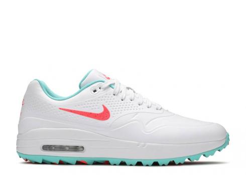 Nike Air Max 1 Golf White Aurora Hot Punch Green AQ0863-104