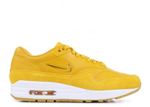 Nike Air Max 1 Premium SC Yellow White Womens AA0512-700