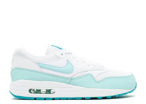 Nike Womens Air Max 1 Essential Light Retro White Teal Artisan 599820-113