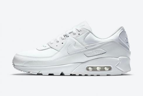 Nike Air Max 90 LTR Triple White Running Shoes CZ5594-100