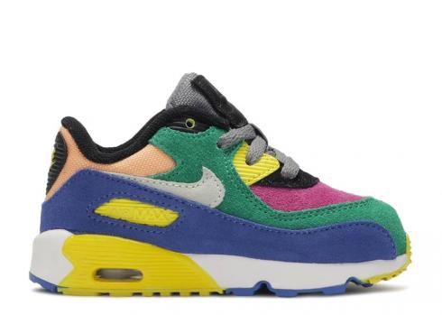 Nike Air Max 90 Td Qs Viotech 20 Lucid Barely Royal Grey Game Green CJ0935-300