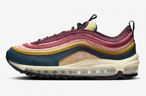 Nike Air Max 97 Deep Jungle White Bronzine Red Stardust Multi-Corduroy FB8454-300