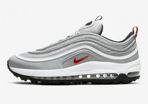 nike air max 97 white red bullet