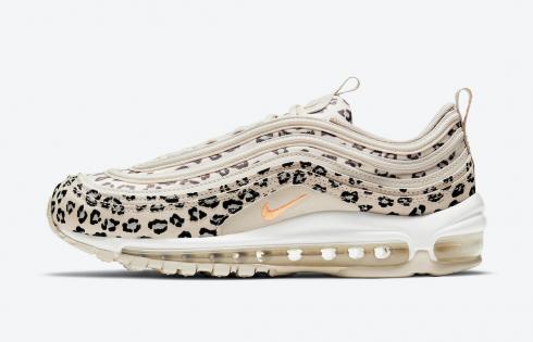 Nike Air Max 97 Leopard Print Beige White Shoes CW5595-001