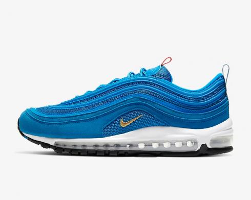 Nike Air Max 97 QS Olympic Rings Blue White Black Metallic Gold CI3708-400