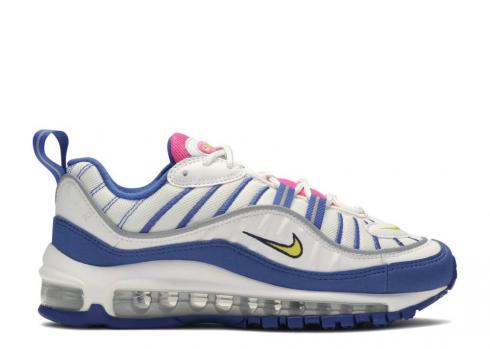 Nike Air Max 98 Gs White Indigo Force Amarillo BV4872-101