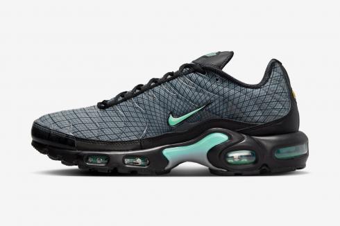 Nike Air Max Plus Spirograph Light Smoke Grey Black Iron Grey Green Glow FB3351-001