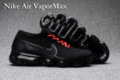 vapormax black red laces