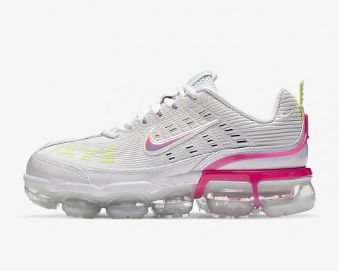 Nike Womens Air VaporMax 360 Platinum Tint White Volt Fire Pink CQ4538-001