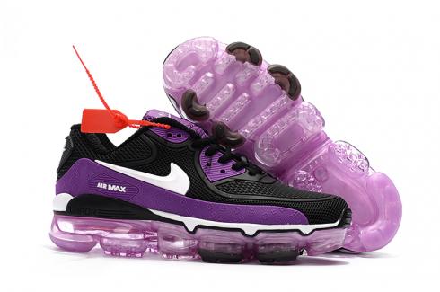 90 KPU Running Shoes Black Purple - Sepsale