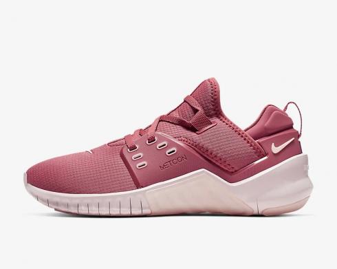 Nike Womens Free Metcon 2 Training Light Redwood Echo Pink Sneakers CD8526-866