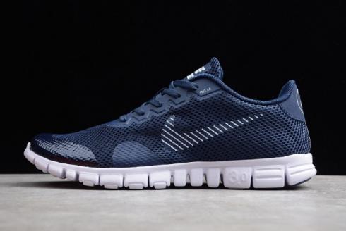 Nike Free Rn 3.0 V2 Dark Blue White 806568 007 For Sale