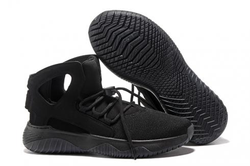 Nike Air Flight Huarache Men Basketball Shoes Black All 705005