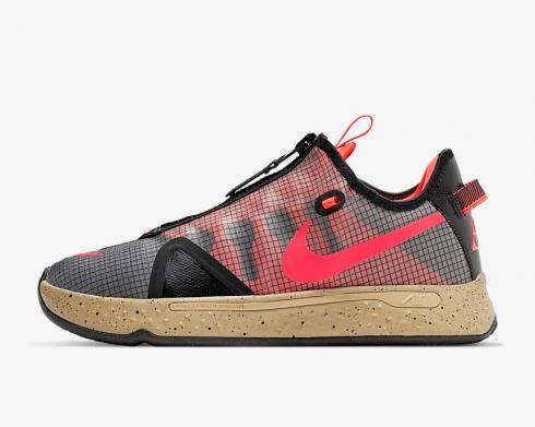 Nike PG 4 PCG Red Black Multi-Color Mens Shoes CZ2240-900