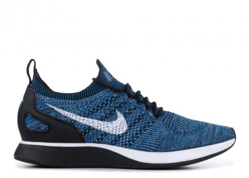 Nike Air Zoom Mariah Flyknit Racer Green Abyss Blue Black Abbys White Cirrus 918264-300