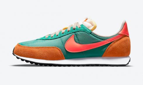 Nike Waffle Trainer 2 Green Noise Sport Spice Moon Fossil Bright Crimson DC2646-300