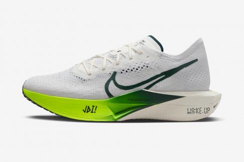 Nike ZoomX Vaporfly 3 Wake Up Pack White Pro Green Volt Sail Black FZ4017-100