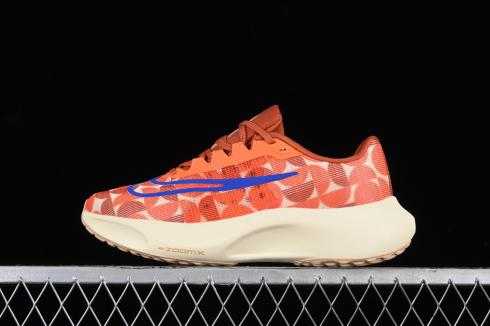 Nike Zoom Fly 5 Premium Blue Ribbon Sports Safety Orange Burnt Sunrise FQ7679-800