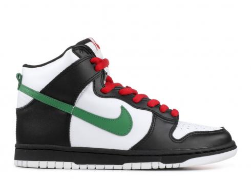 Dunk High Classic Black Varsity Green White Red 305287-131