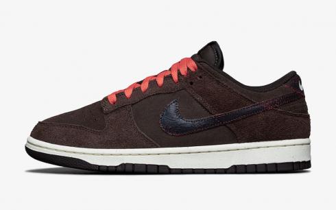 Nike SB Dunk Low Baroque Brown Velvet Brown Team Orange DQ8801-200