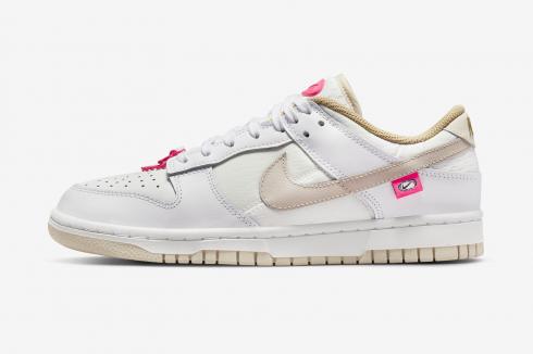 Nike SB Dunk Low Hyper Pink Bling Summit White Khaki DX6060-121