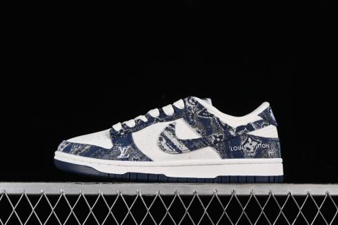 Nike SB Dunk Low LV White Denim Blue Sail JH8040-942