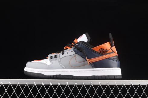 Nike SB Dunk Low Navy Blue Total Orange White Black DC7455-082