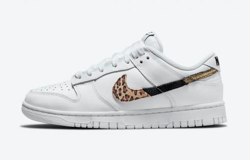 Nike SB Dunk Low SE Animal Swoosh White Leopard Multi-Color DD7099-100