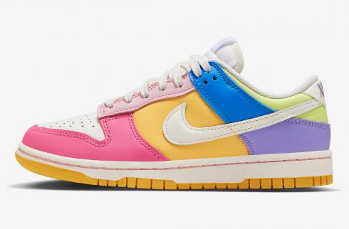 Nike SB Dunk Low Sail Solar Flare Multi-Color FD9923-111