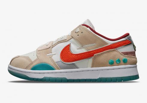 Nike SB Dunk Low Scrap Shapeless Formless Limitless White Tan Orange DQ4975-181