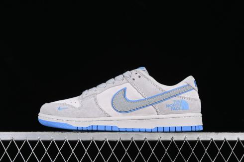The North Face x CDG x Nike SB Dunk Low Grey Blue DQ1098-370