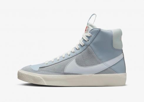 Nike SB Blazer Mid 77 Dance Blue Whisper Football Grey DQ6084-401