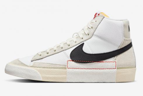 Nike SB Blazer Mid 77 Pro Club White Black Bone DQ7673-100