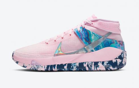 Nike Zoom KD 13 Aunt Pearl Pink Foam Light Arctic Pink Blue Void DC0011-600