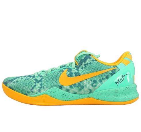 Nike Kobe 8 - Green Glow Laser Orange 