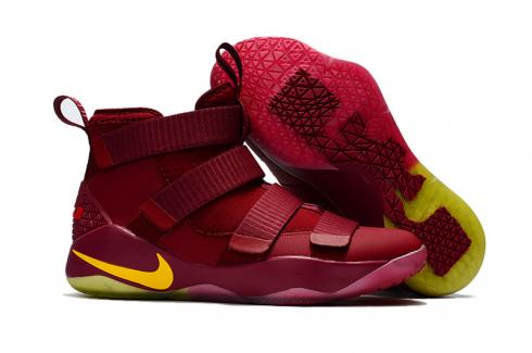 red lebron soldier 11