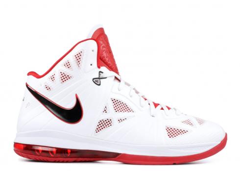 Lebron 8 PS White Sport Black Red 441946-100