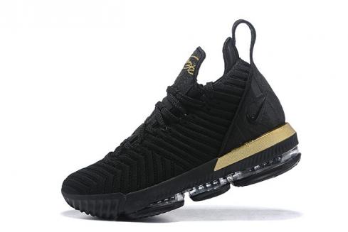 Nike LeBron 16 Im King Black Metallic Gold BQ5970 007 For Sale