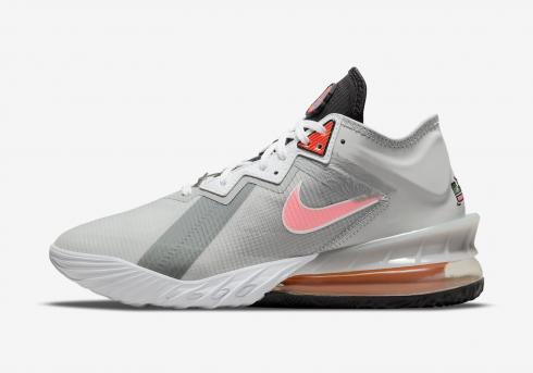 Nike Zoom LeBron 18 Low Bugs vs Marvin Space Jam Light Smoke Grey Sunset Pulse CV7562-005