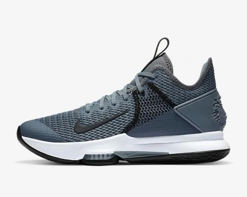 Nike Zoom Lebron Witness 4 Cool Grey Black White Pure Platinum CV4004-001