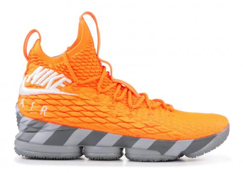 Lebron 15 Ks2a Orange Box Orange White Total Mine Grey AR5125-800