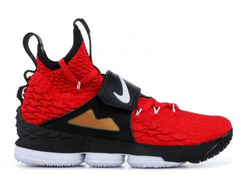 Lebron XV Prime Diamond Turf University Black White Red AO9144-600