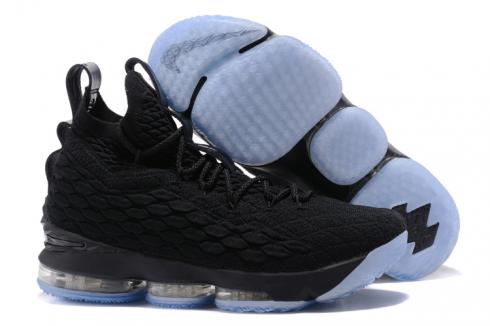 Nike Zoom Lebron XV 15 Men Basketball Shoes Black All Blue